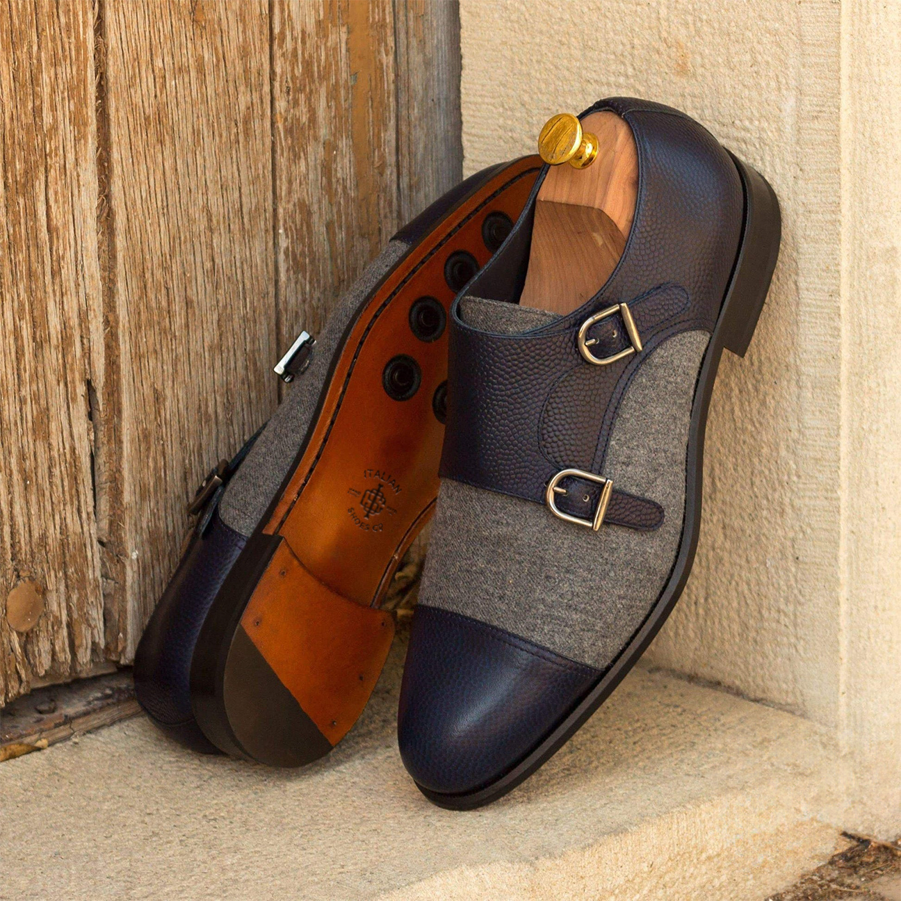 Sleek Soles Double Monk Shoe
