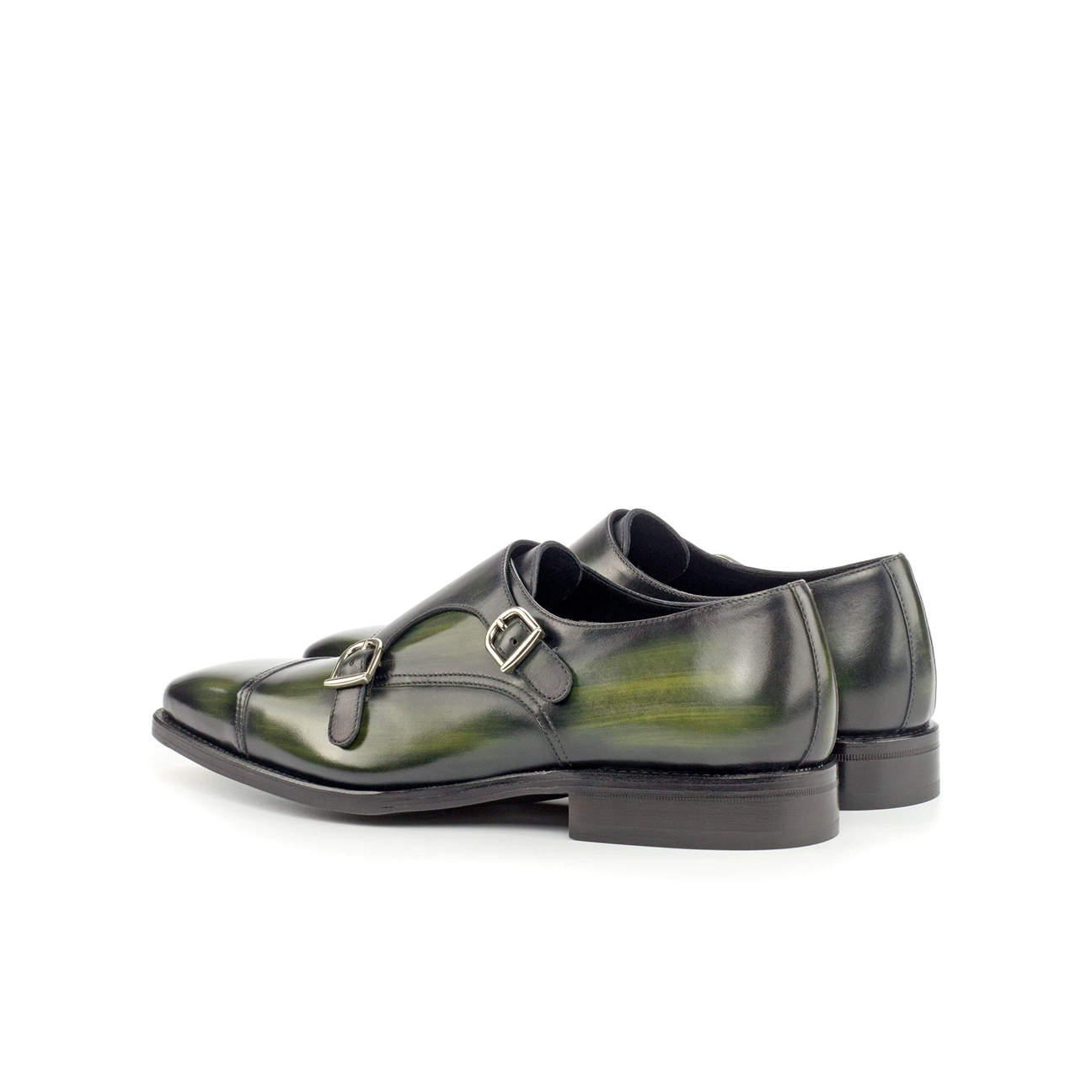 Opulent Overture Double Monk Shoe Green
