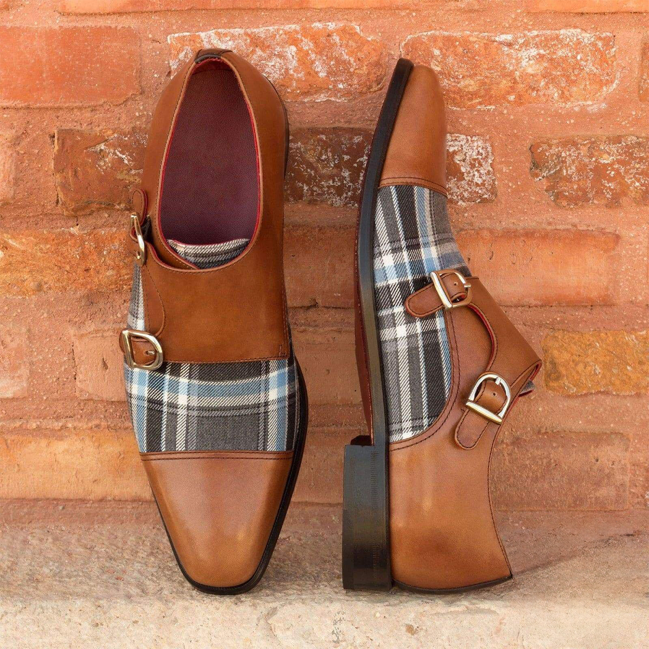 Metropolitan Monarchs Double Monk Shoe Brown