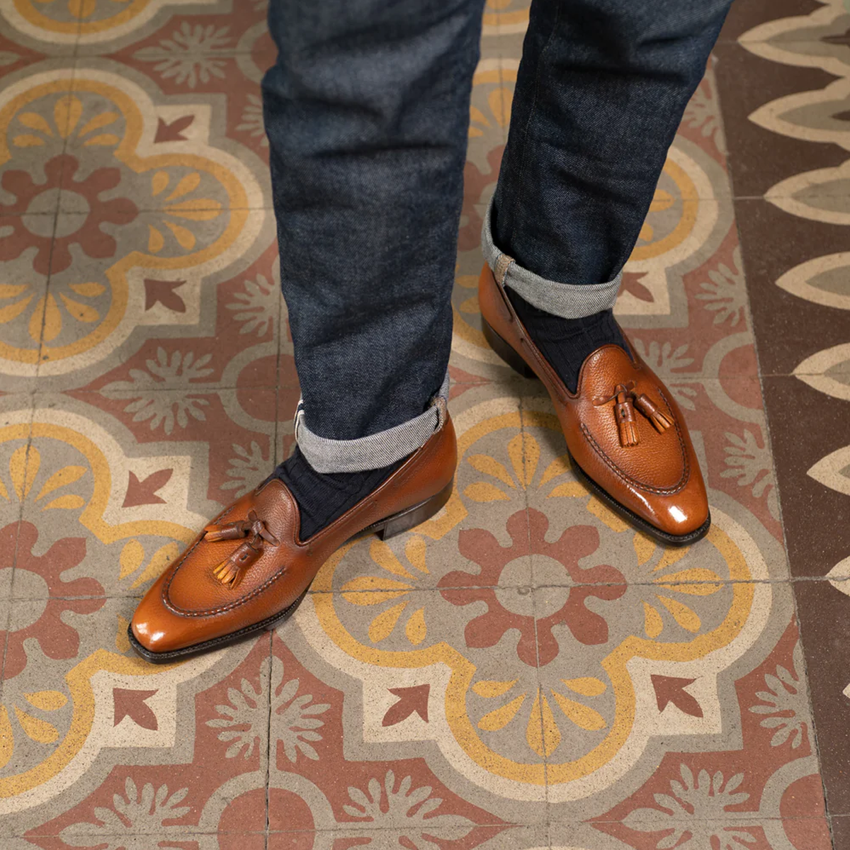 Italian Leather Compton Loafers