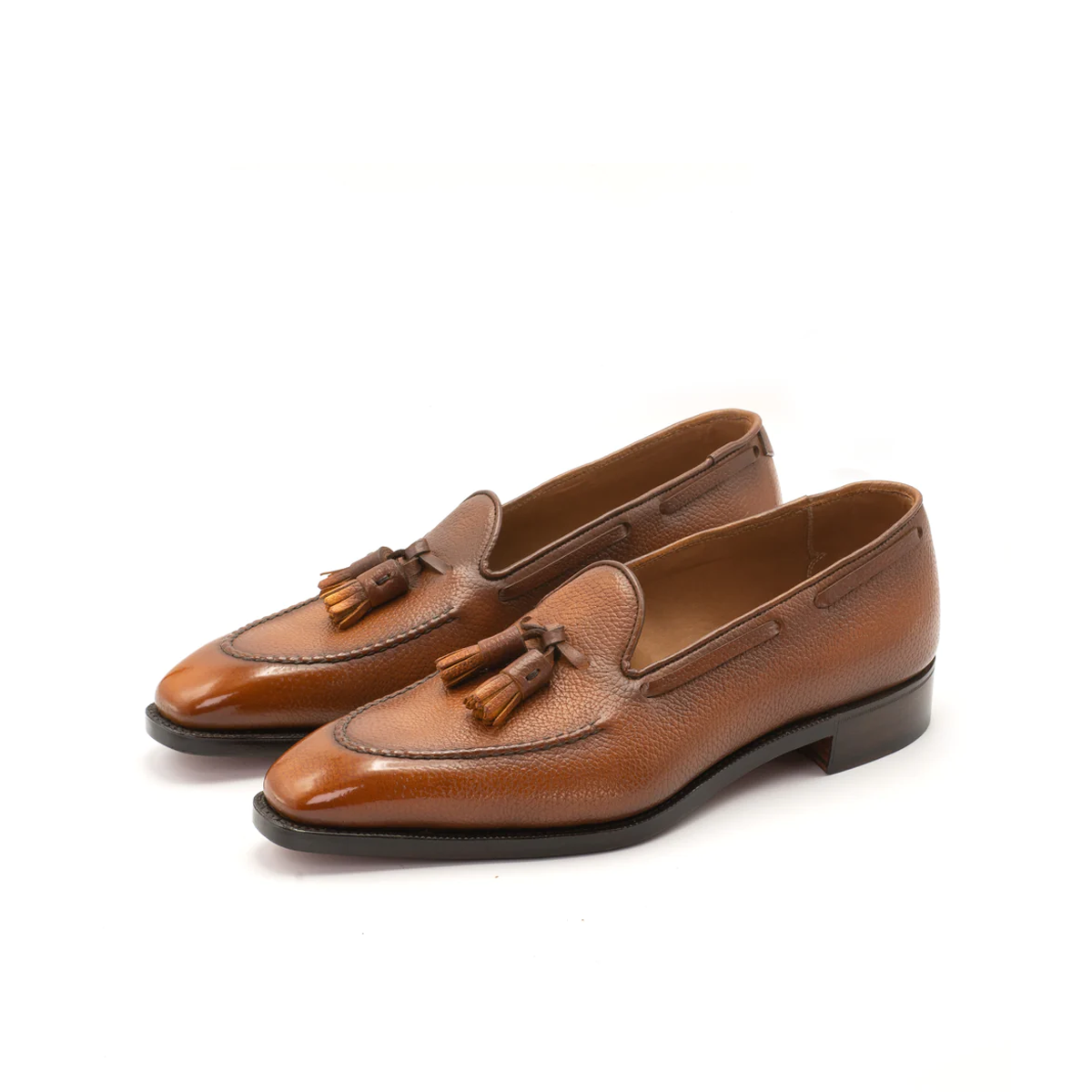 Italian Leather Brown Compton Loafers
