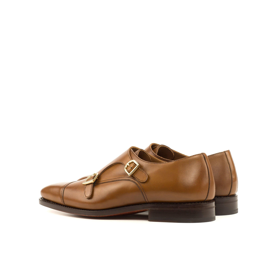 Gentleman s Gait Double Monk Shoe Brown