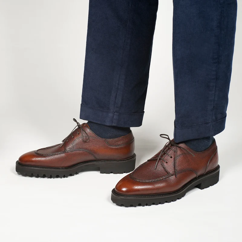 Markus Peters Leather Lace Up Derby Oxford Shoes