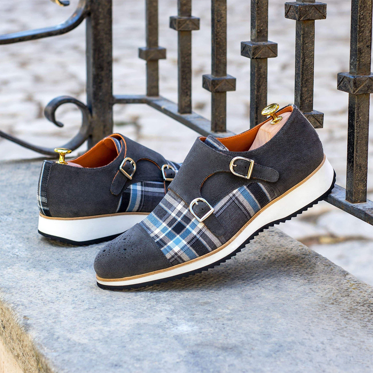 Snazzy Siblings Double Monk Shoe