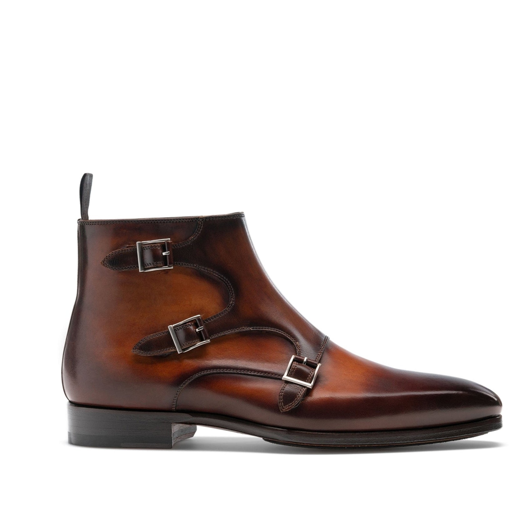 Jagger Triple Monkstrap Ankle Boots