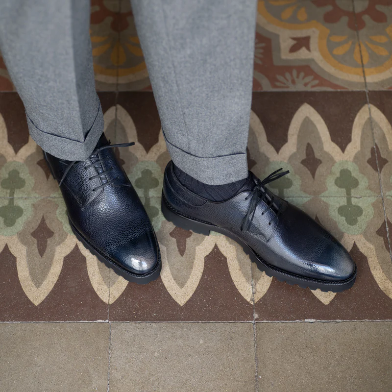 Manual Henry Leather Lace UP Derby Oxford Shoes