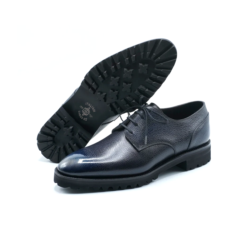 Manual Henry Leather Lace UP Derby Oxford Shoes