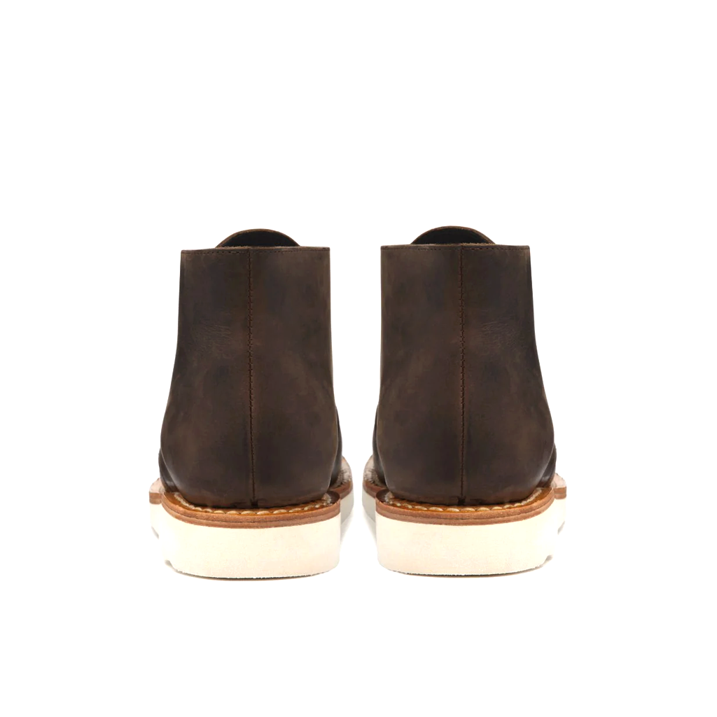 Leather Lace Up Chukka Boots For Men
