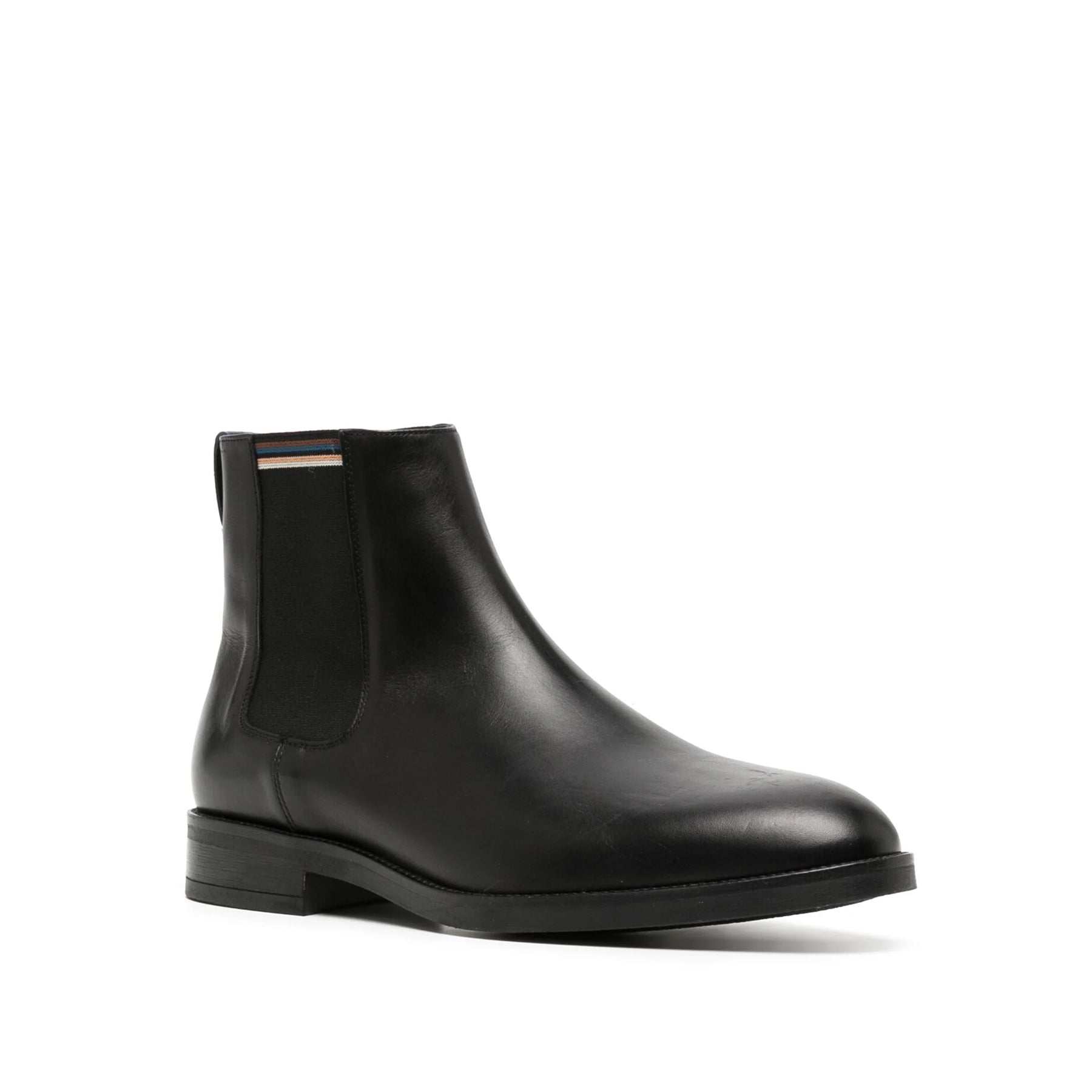 Black Cedric Leather Boots