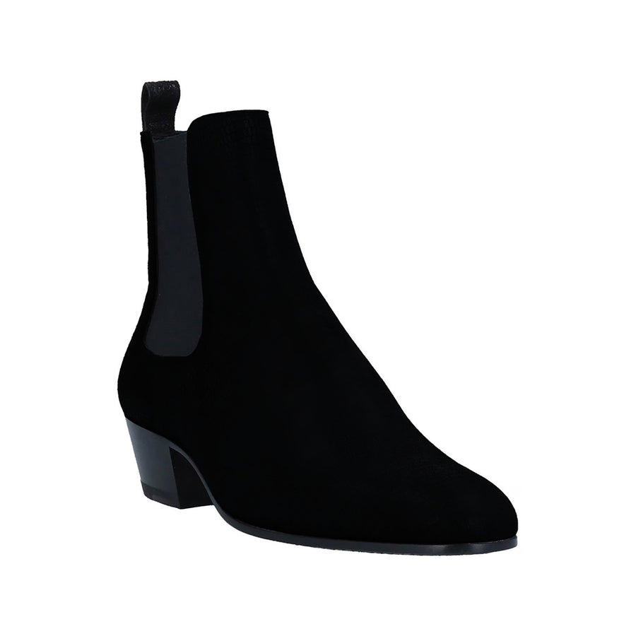 Velvet Cuban Boots