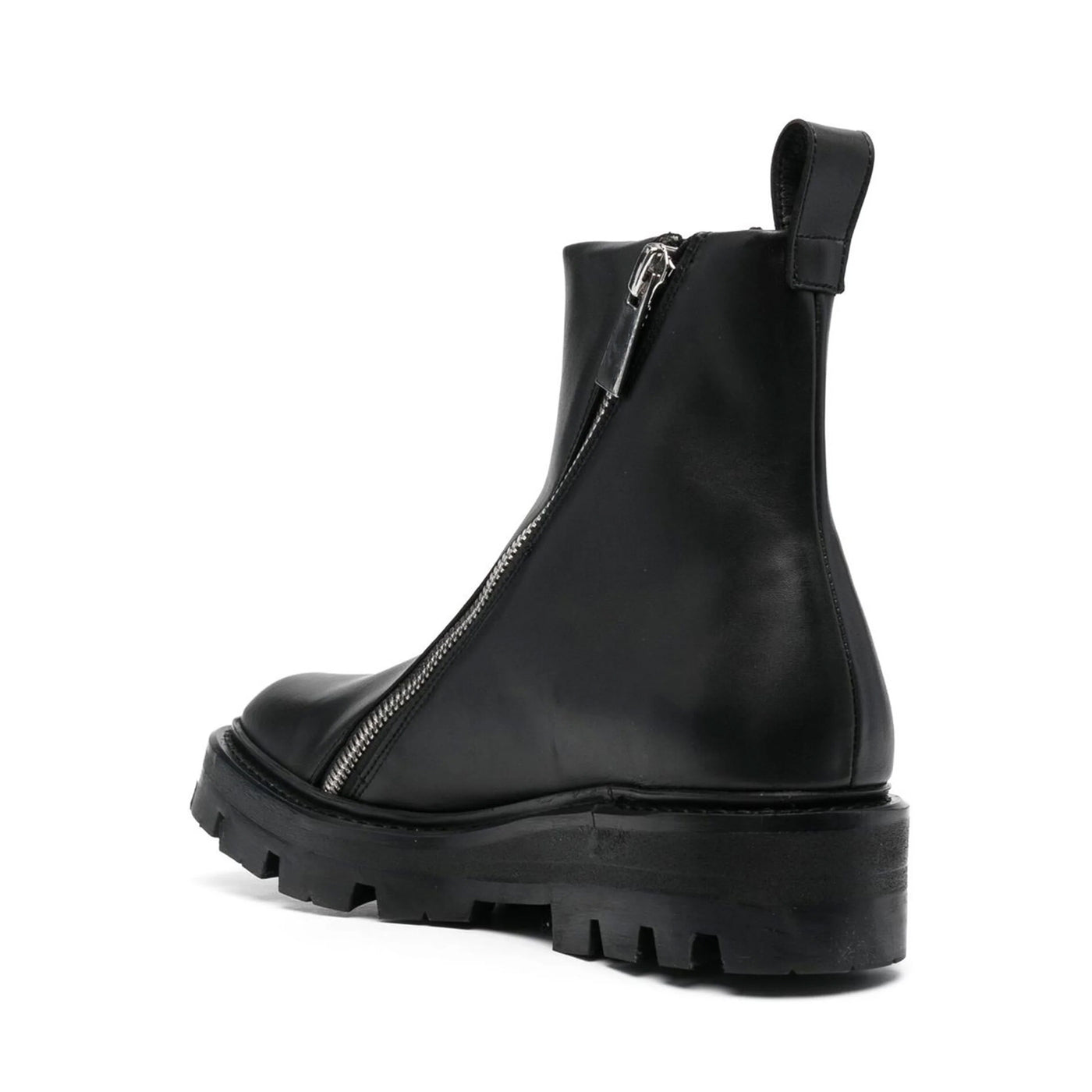 Double-Zip Ankle Boots