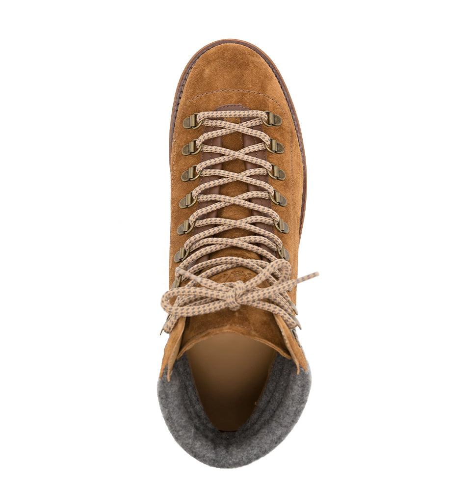 Lace up suede Ankle Boots