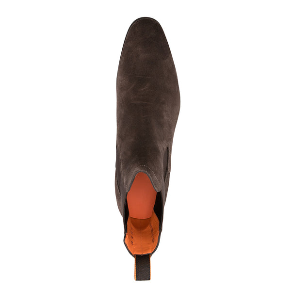 Strip Suede Chelsea Boots