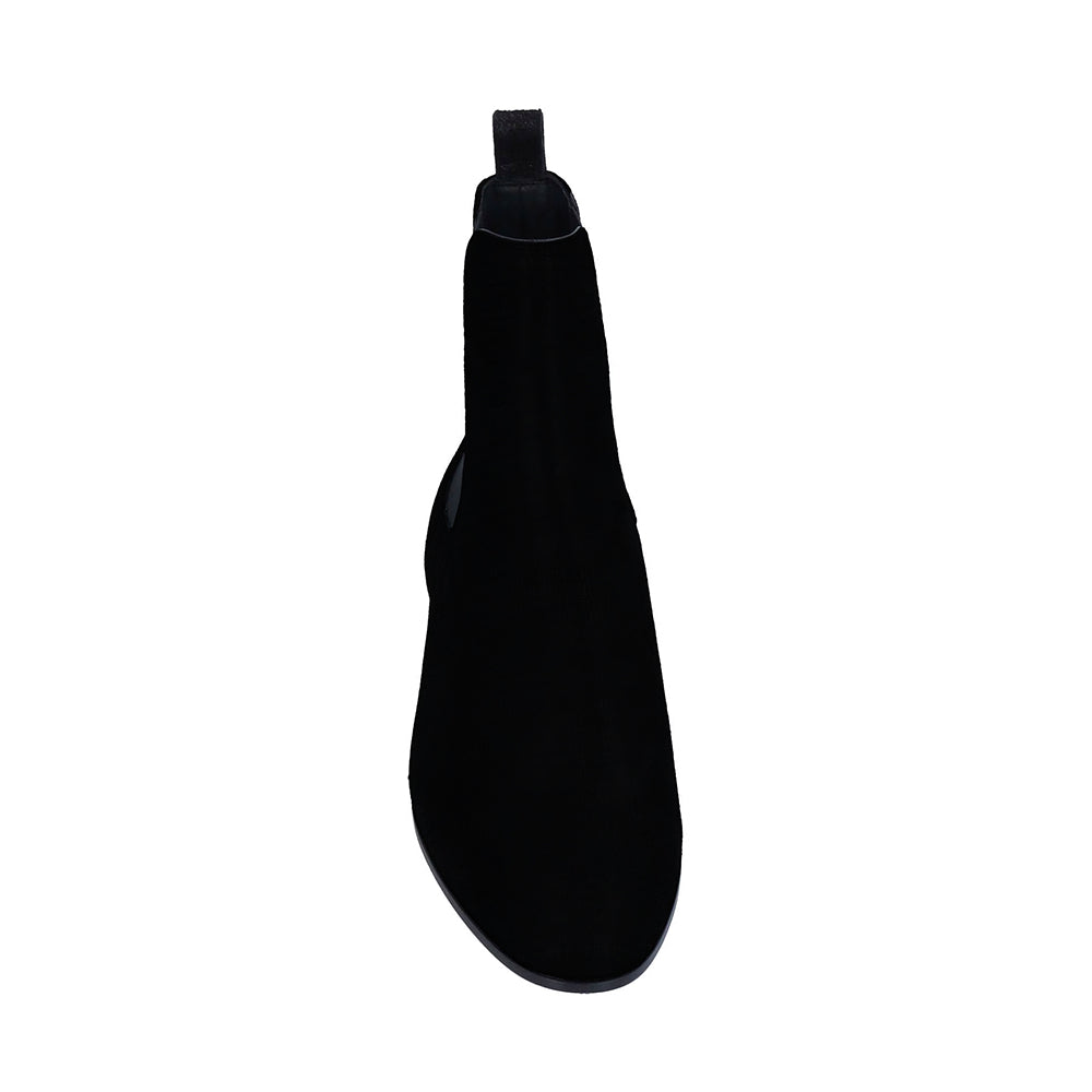 Black Velvet Cuban Boots