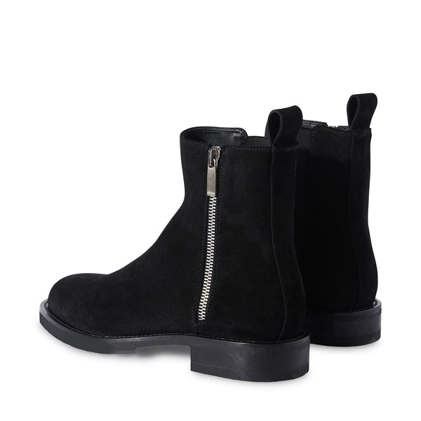 Round-Toe Suede Ankle Boots