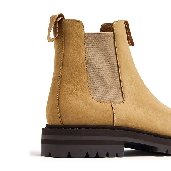 Double Strips suede chelsea boot