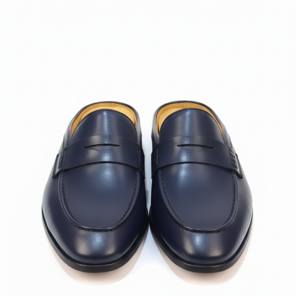 Luxe And Sleek Leather Mule