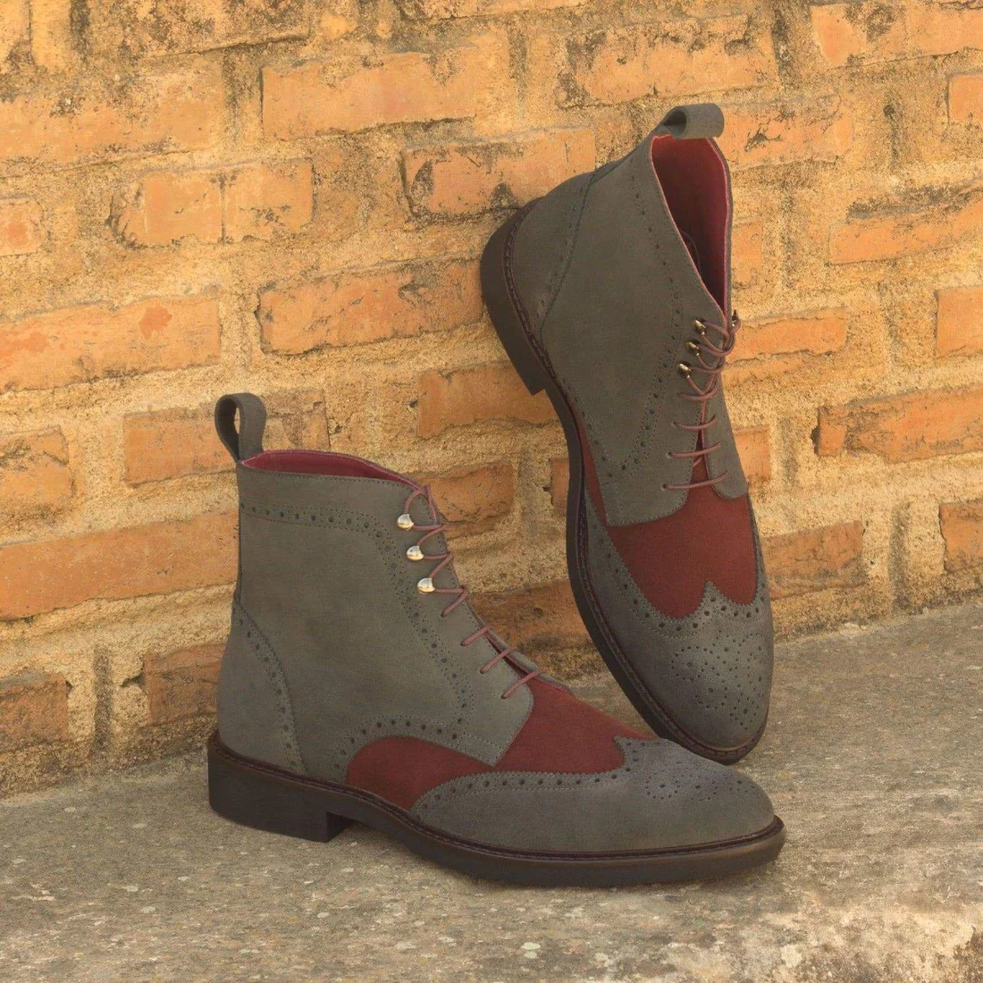 Military Brogue Boot