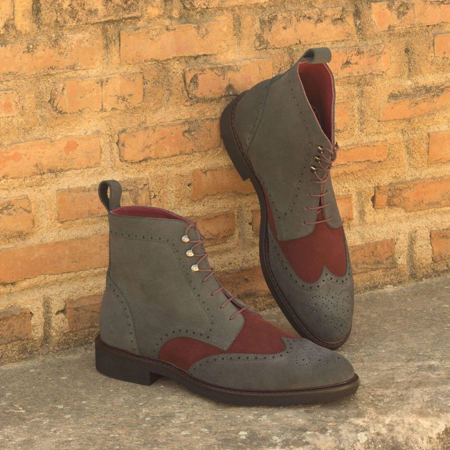 Military Brogue Boot