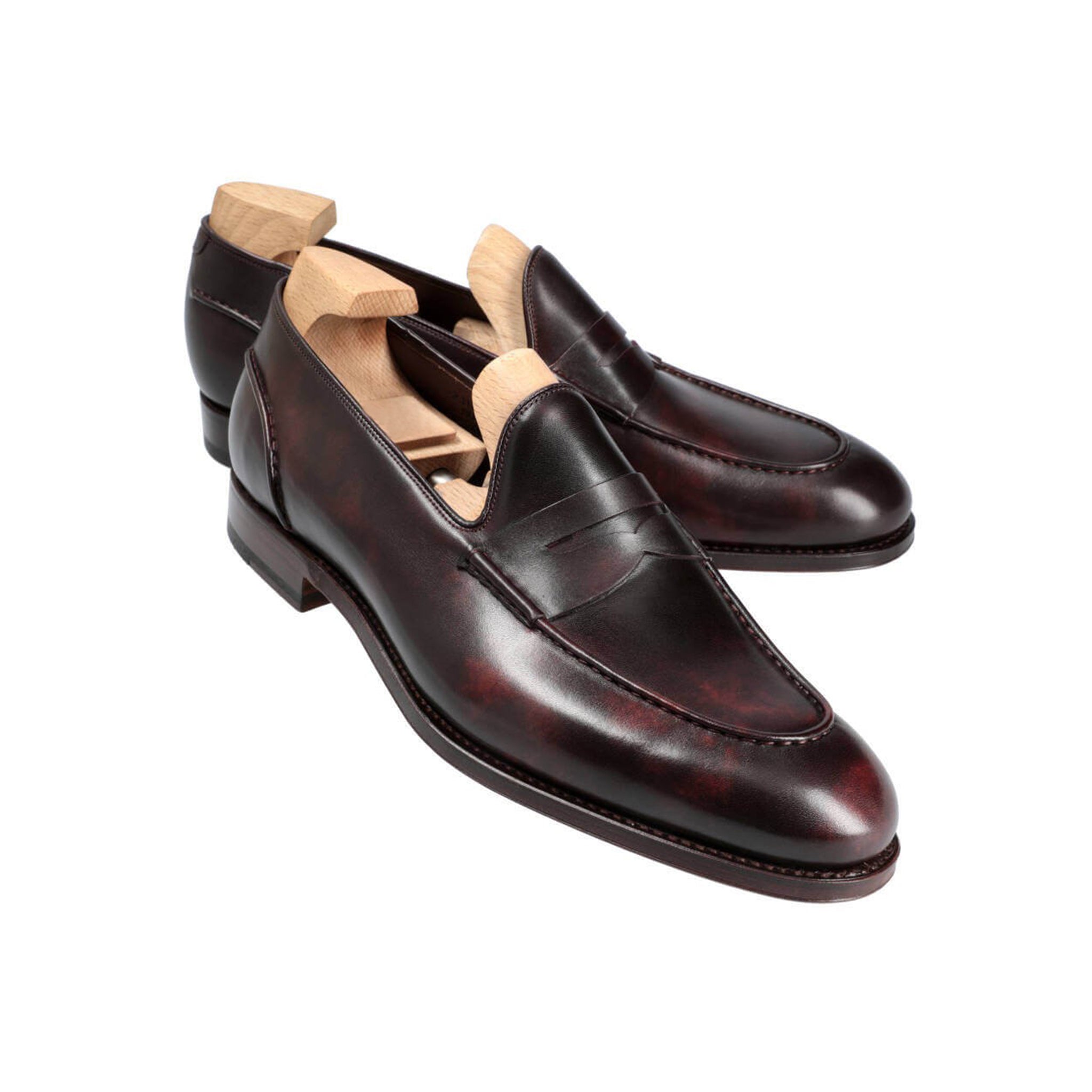 Brown Penny Loafers for Men's
