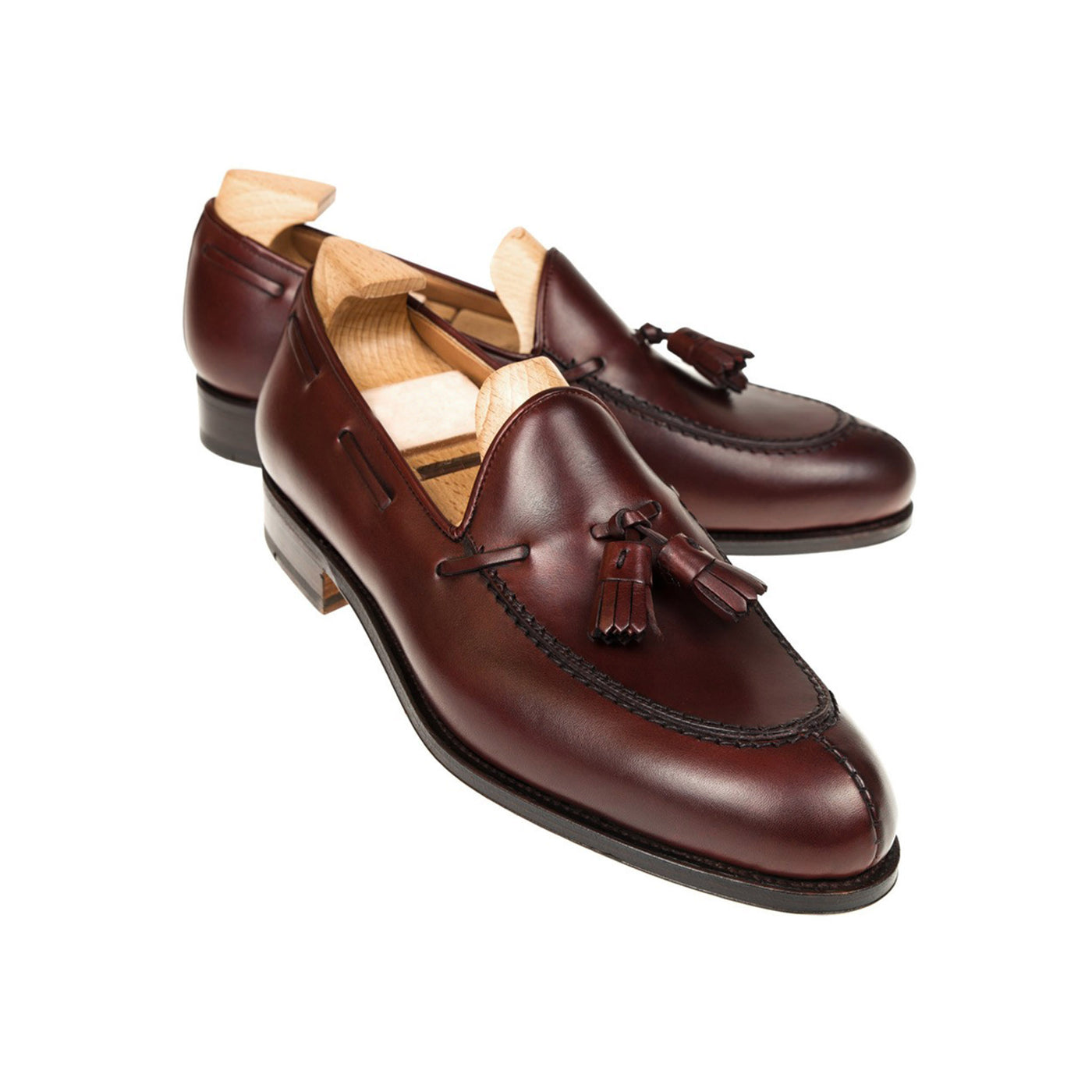 Burgundy Tassel Men s Loafers