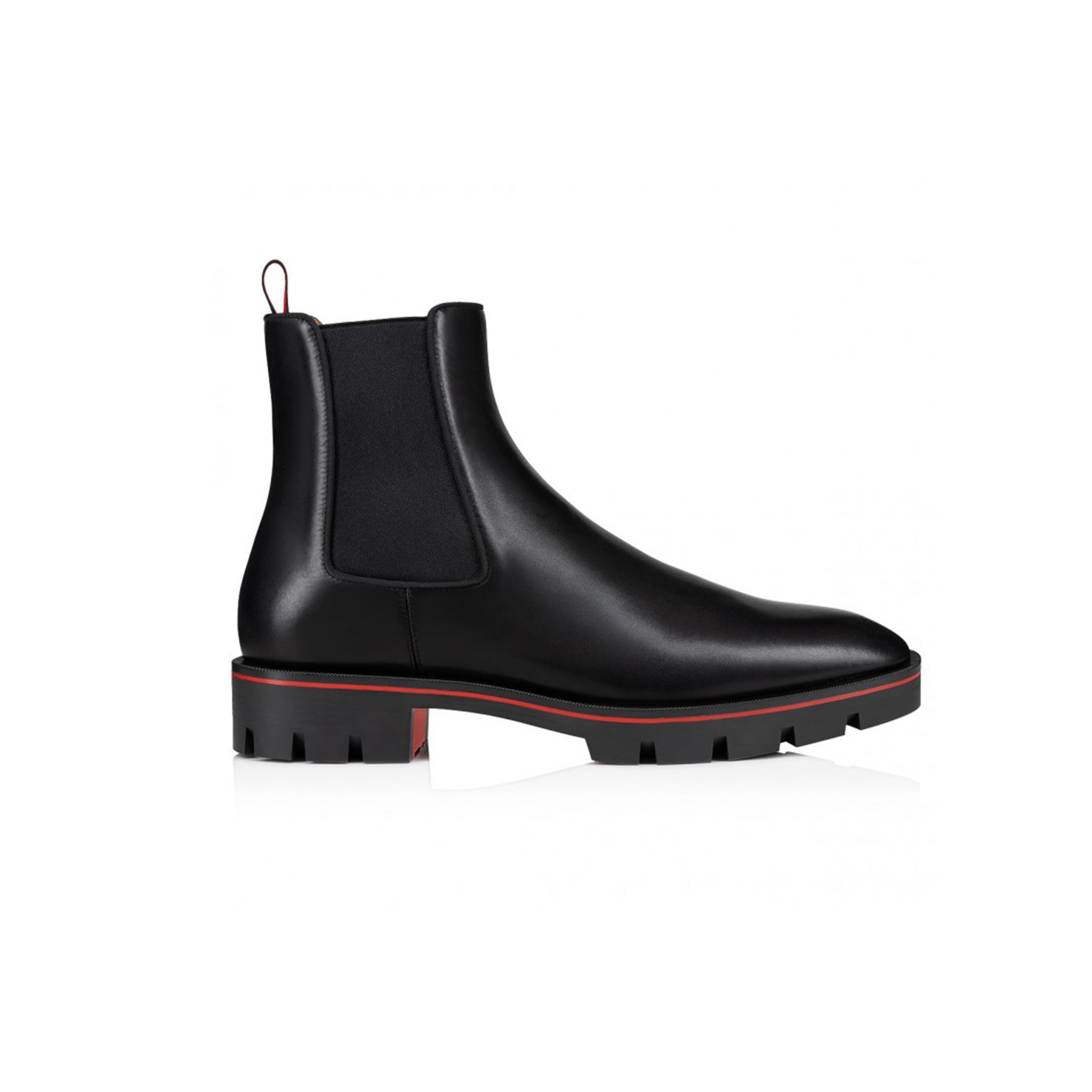 Chelsea Men's Black Leather Coal Boots