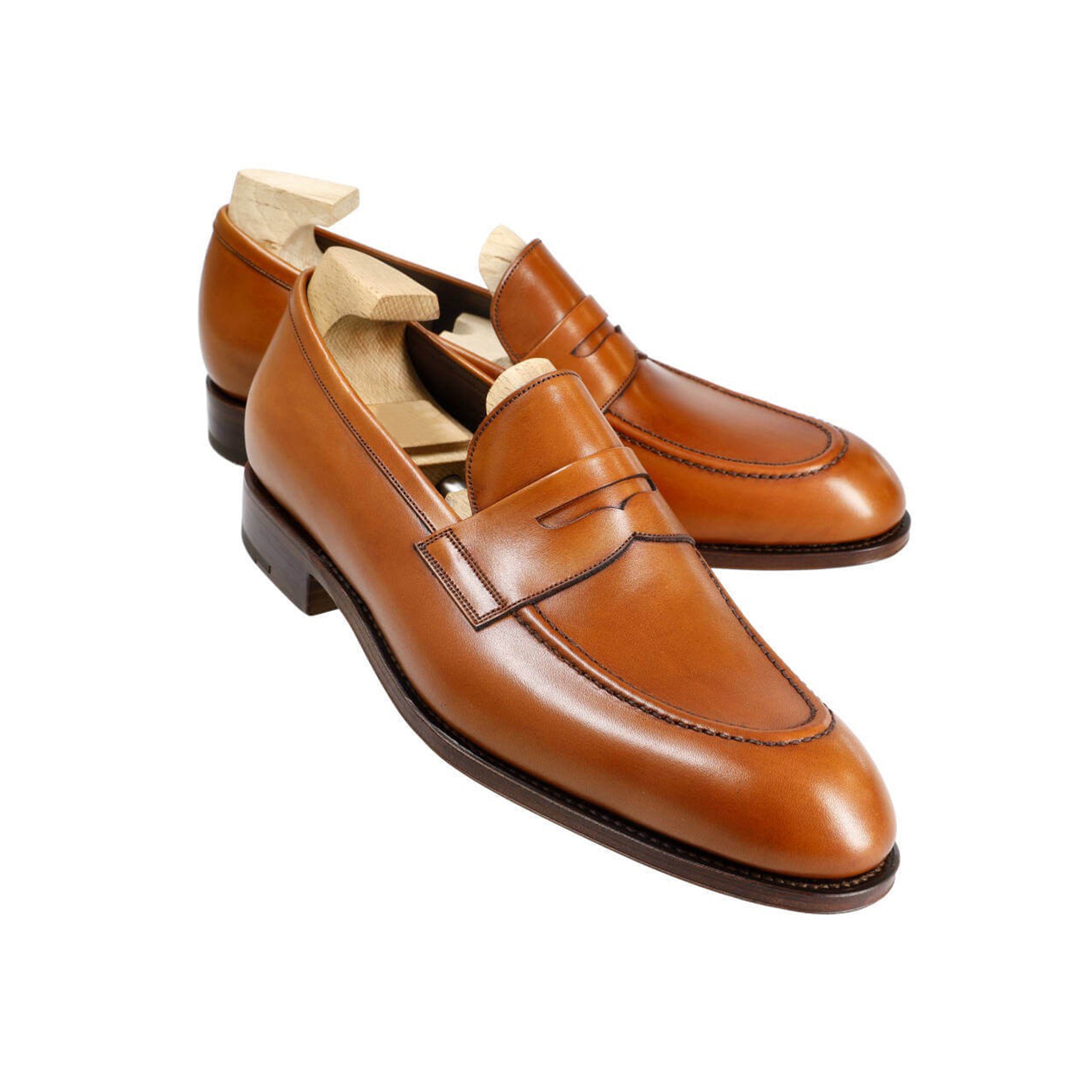 Chestnut Boxcalf Penny Loafers