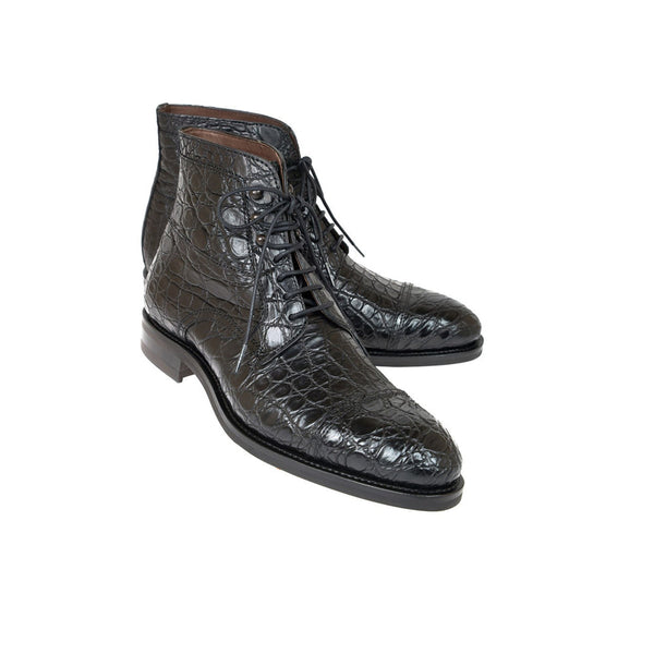 Coal Crocodile Jumper Boots