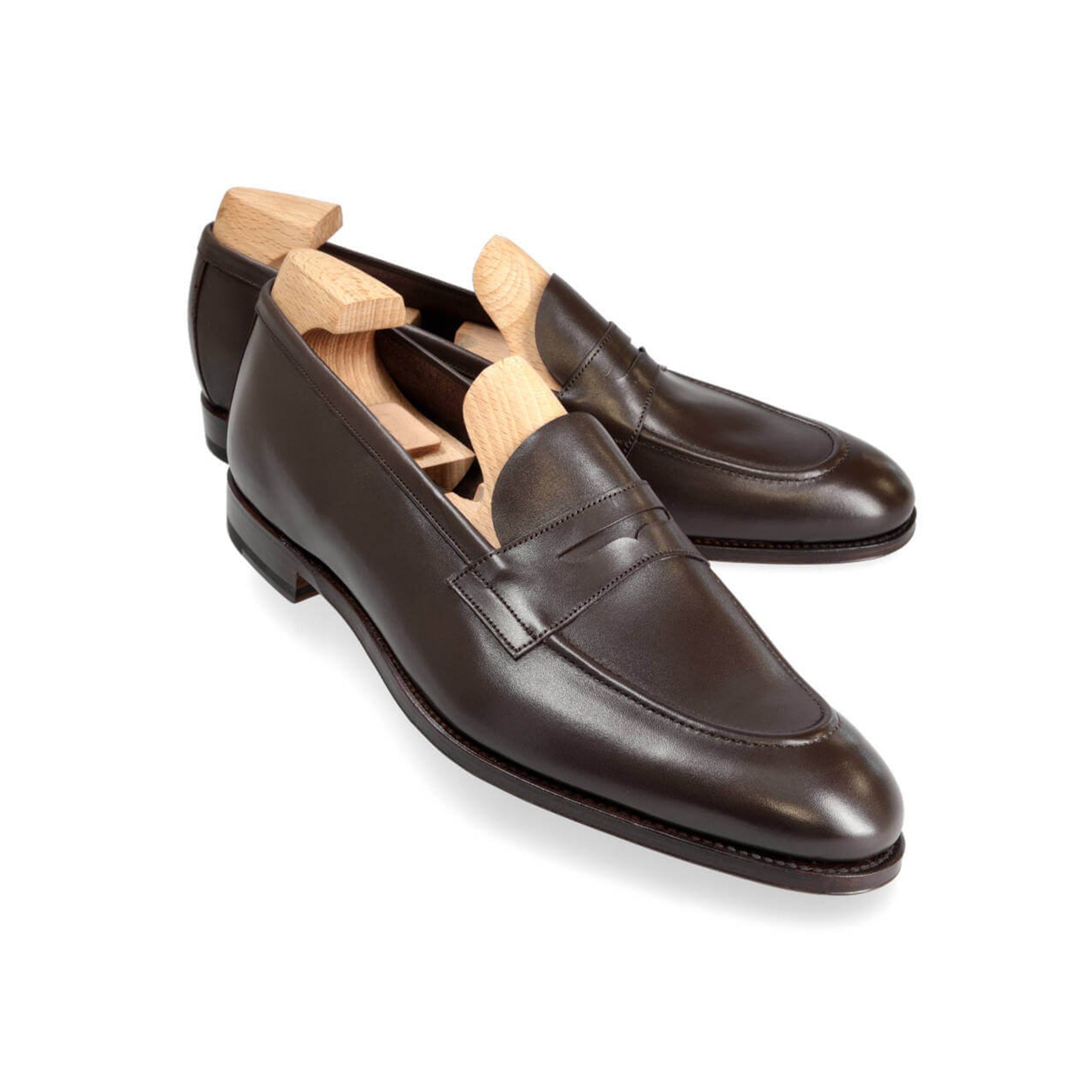 Cocoa Vitello Penny Loafers