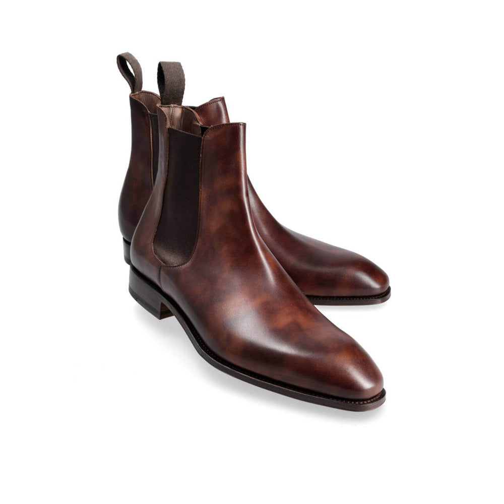 Dark Chelsea Men s Leather Boots