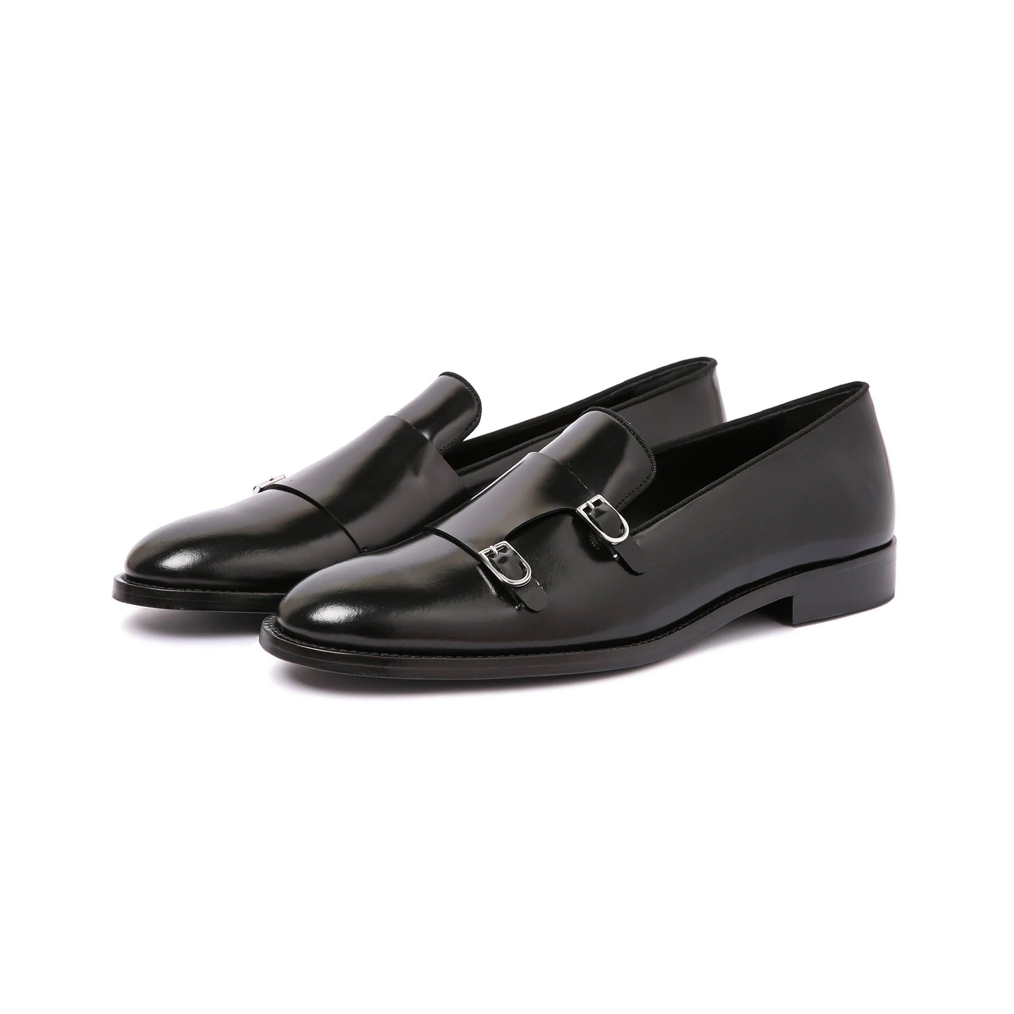 Genuine Leather Double Monk Strap Shoes – Italian Shoes Company Genuine Leather Double Monk Strap Shoes – Italian Shoes Company