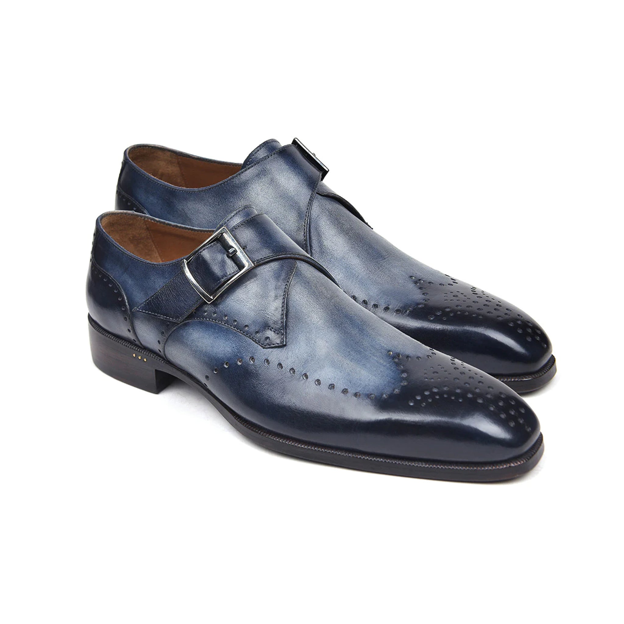 Lorenzo Brogue Single Monkstrap Shoes