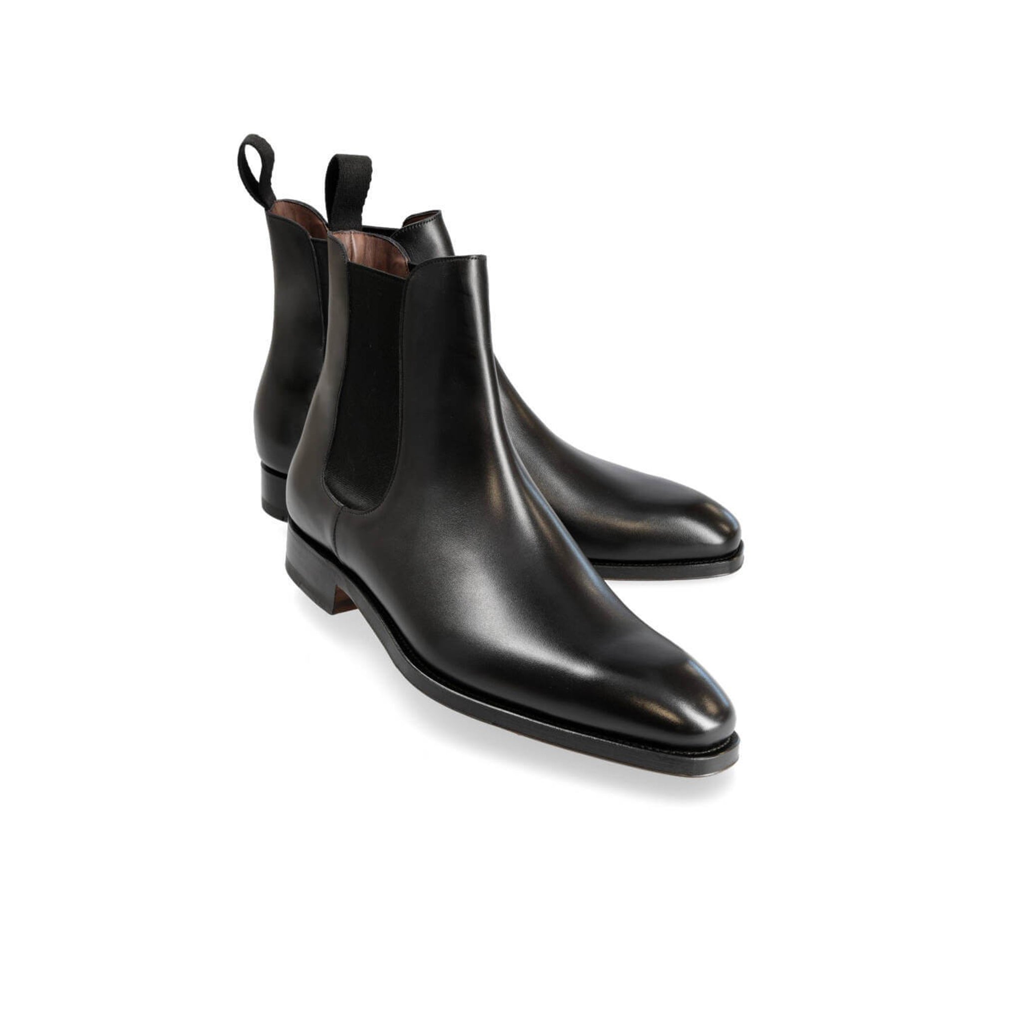 Midnight Classic Black Leather Boots