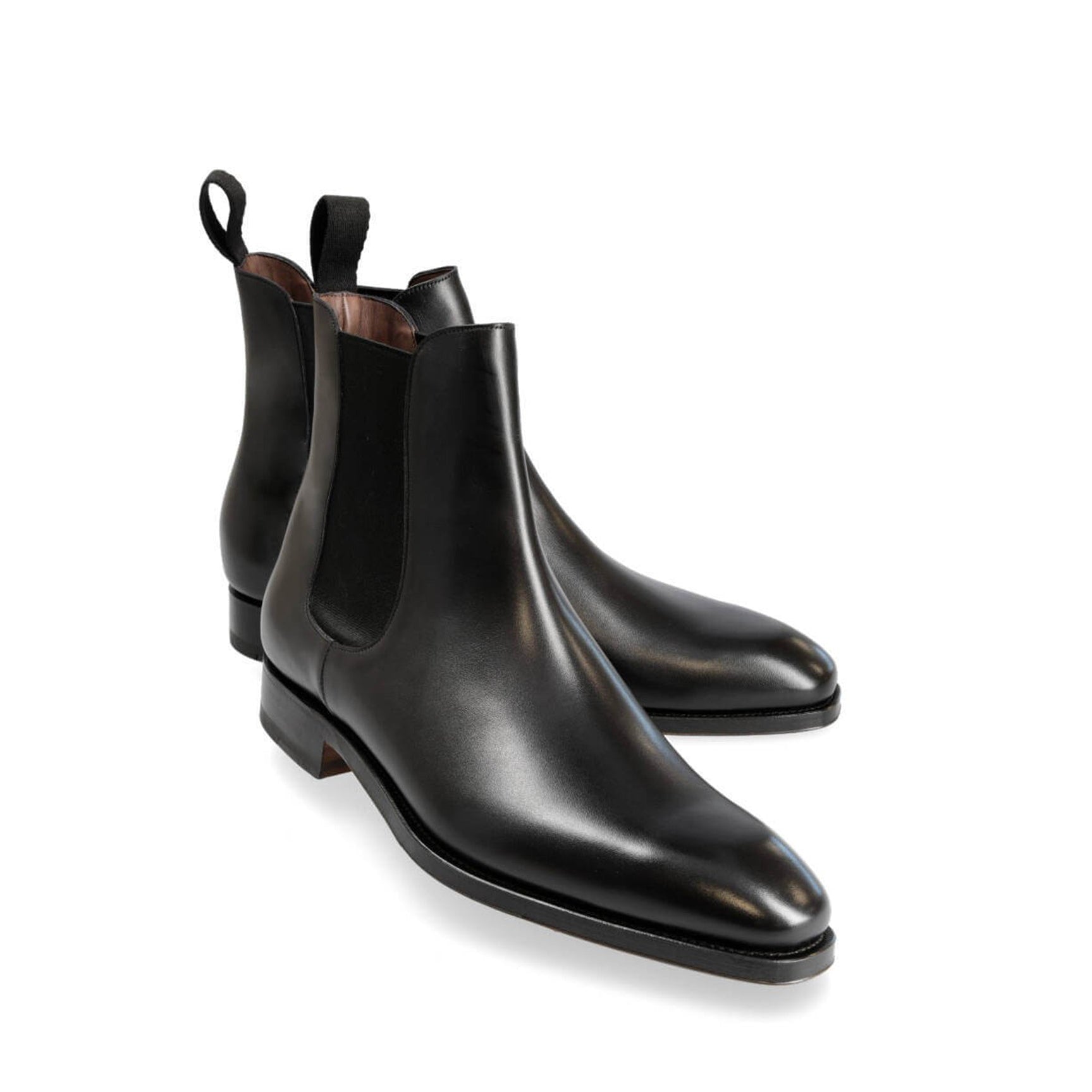Midnight Classic Black Leather Boots