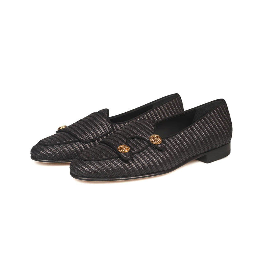 Original Italian Men Double Monk Strap Shoes