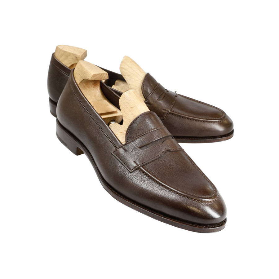 Rusticalf Cocoa Penny Loafers
