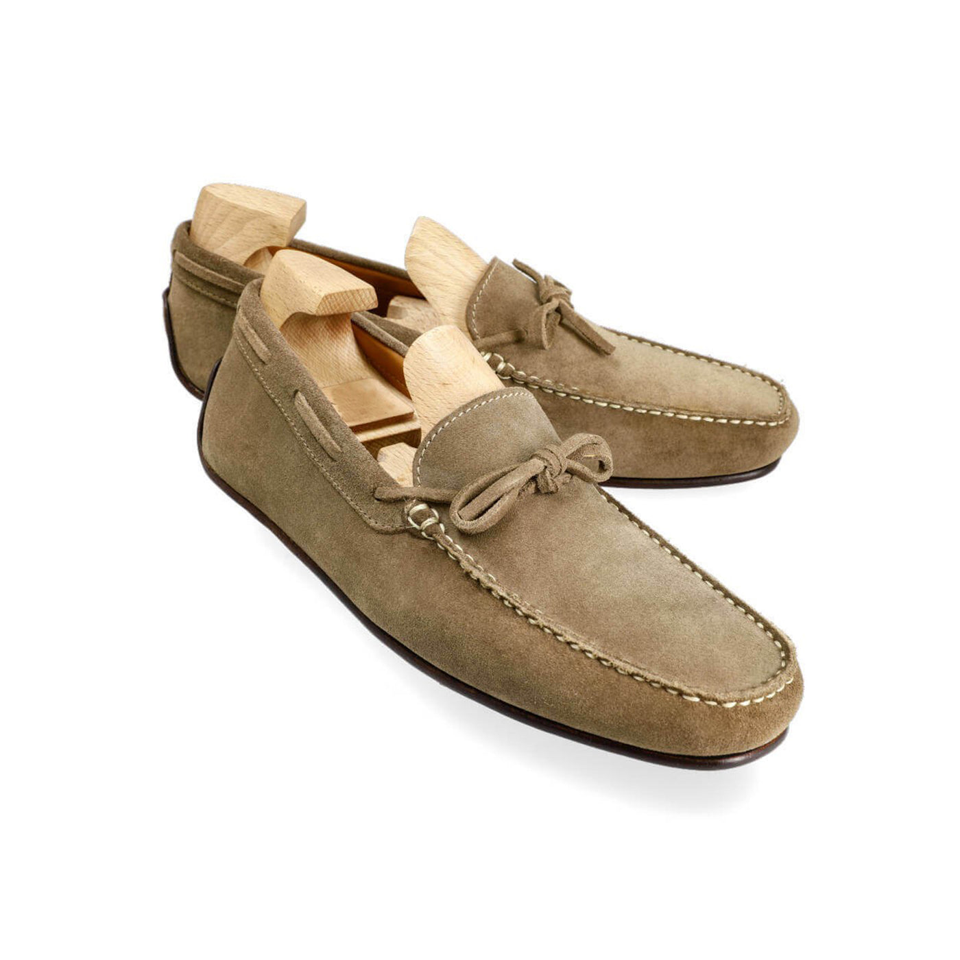 Taupe Driving Suede