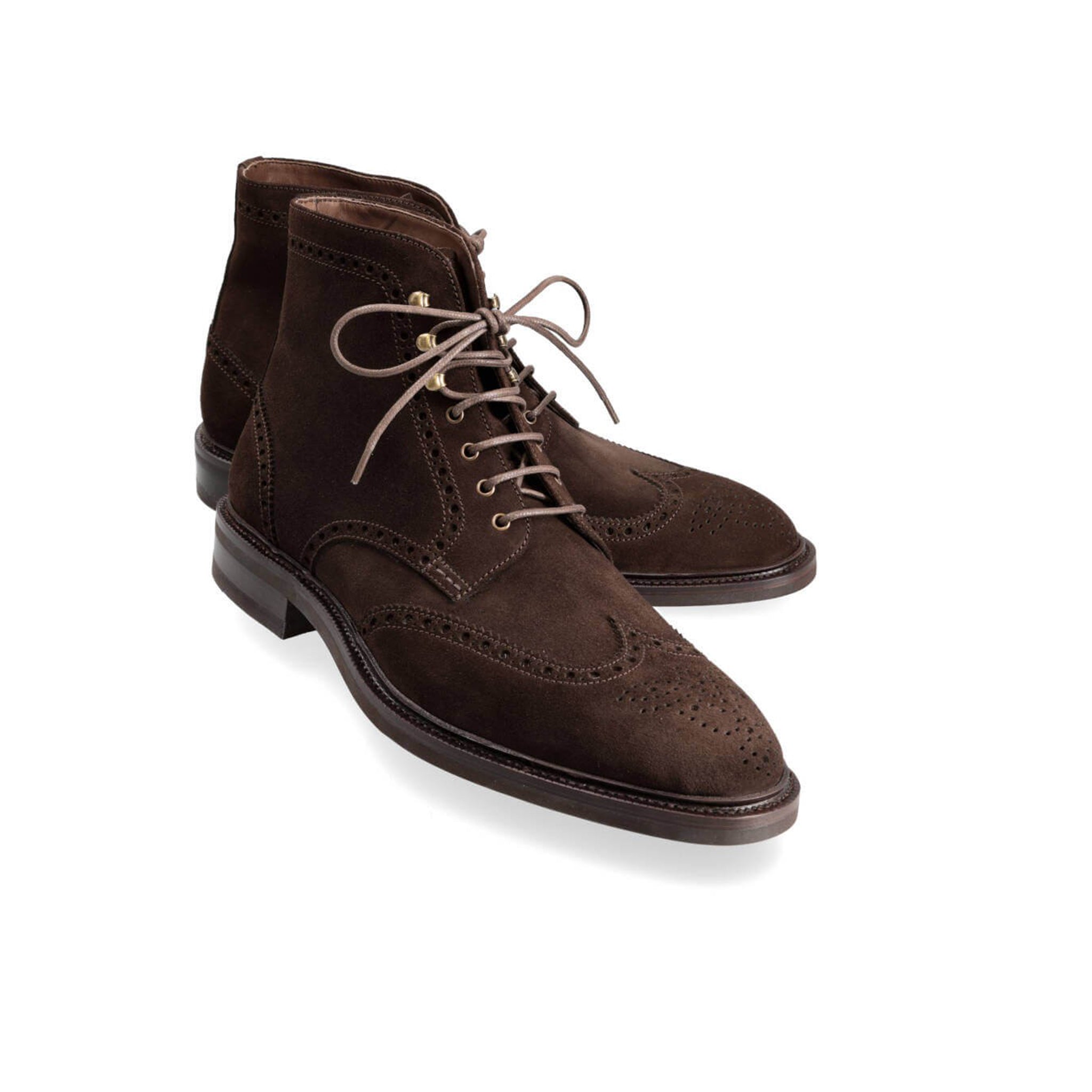Wingtip Suede Work Boots – Italian Shoes Company Wingtip Suede Work Boots – Italian Shoes Company