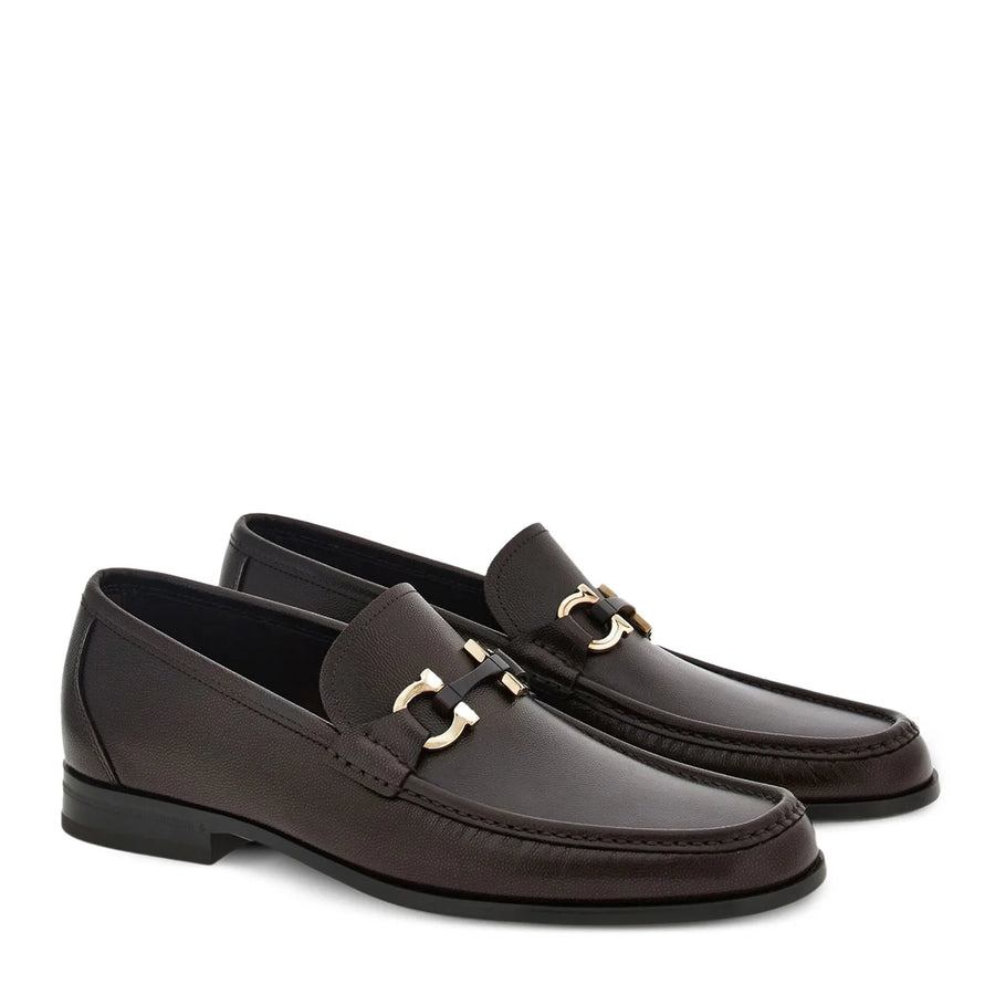 Classic Leather Horsebit Buckled Loafer for Men