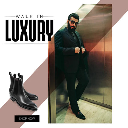 Midnight Classic Chelsea Leather Boots