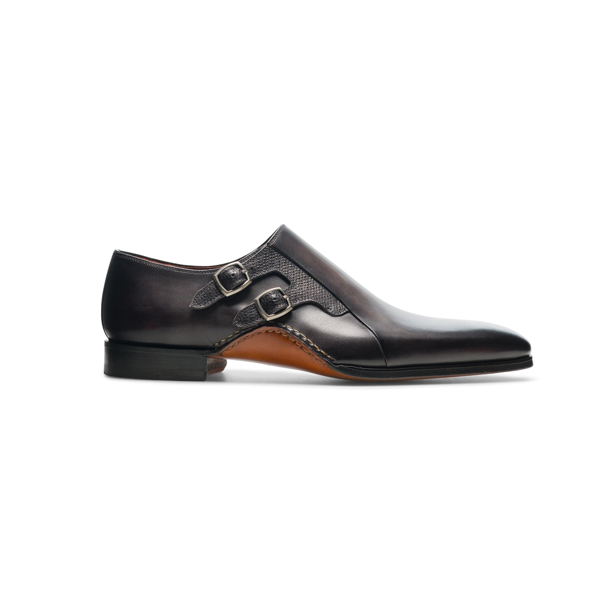 Mens side buckle shoes hotsell