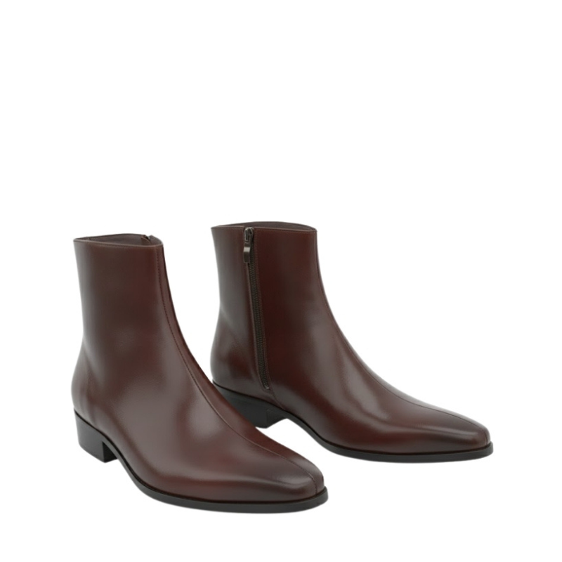 Sovereign Luxury Zip Ankle Boots