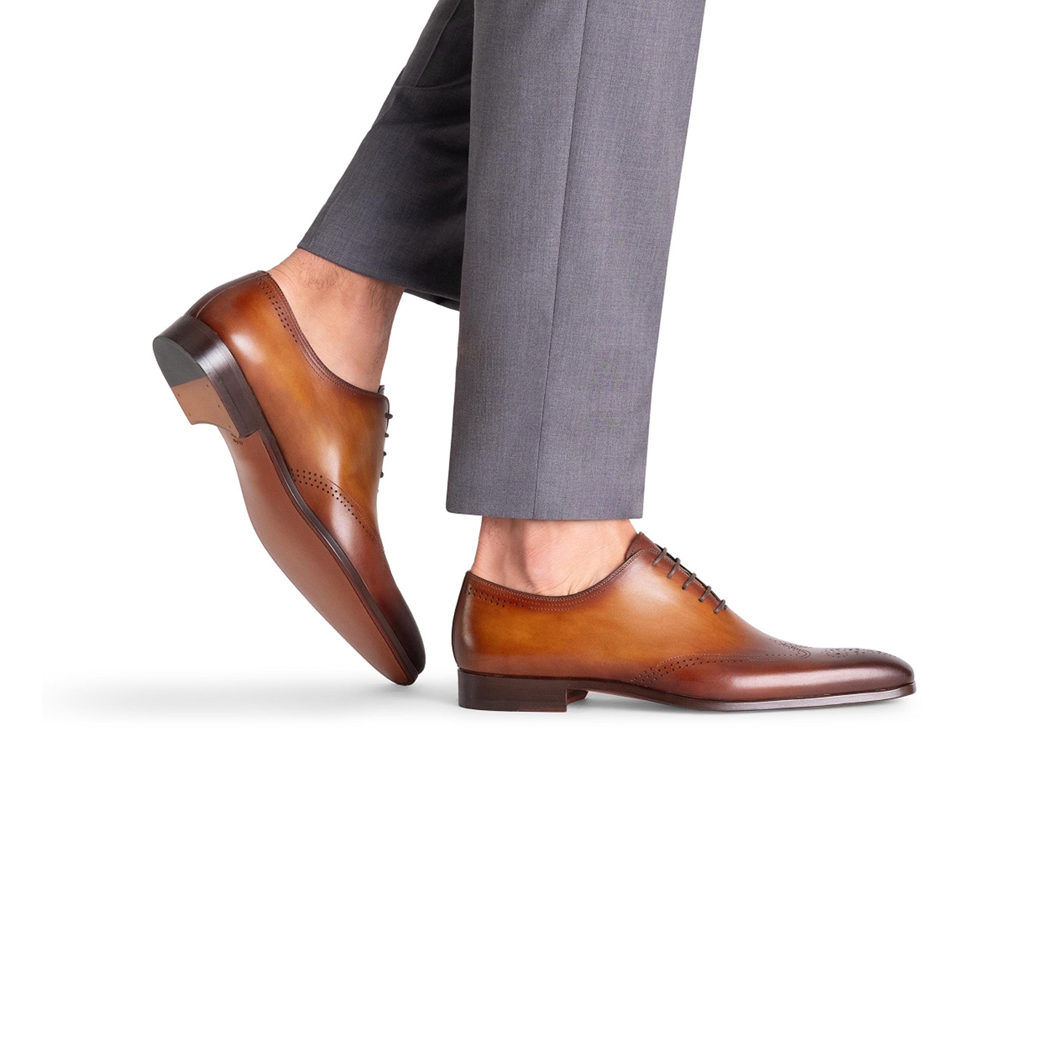 Jonas Whole Cut Wingtip Oxford Shoes