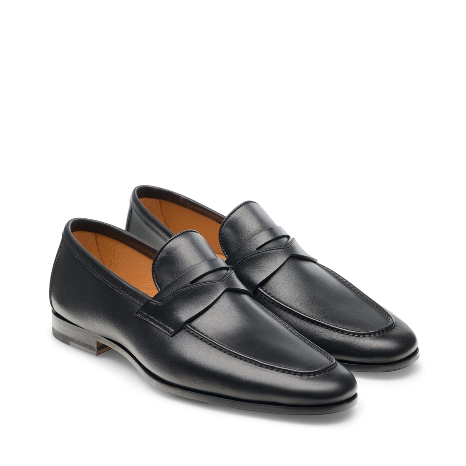Black Utilizes Classic Penny Loafer