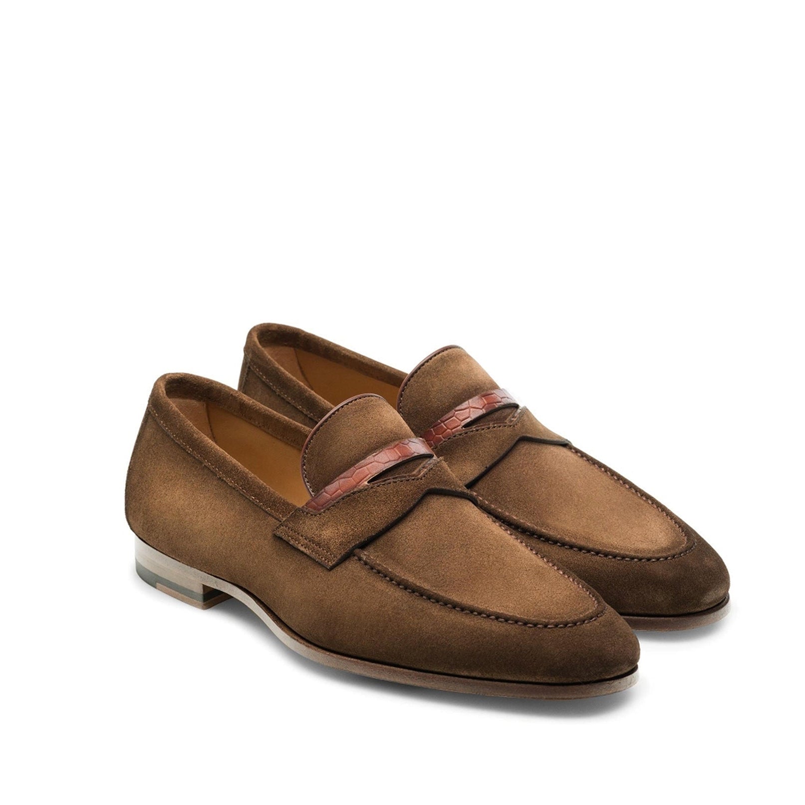Suede Sasso Utilizes Classic Penny Loafer