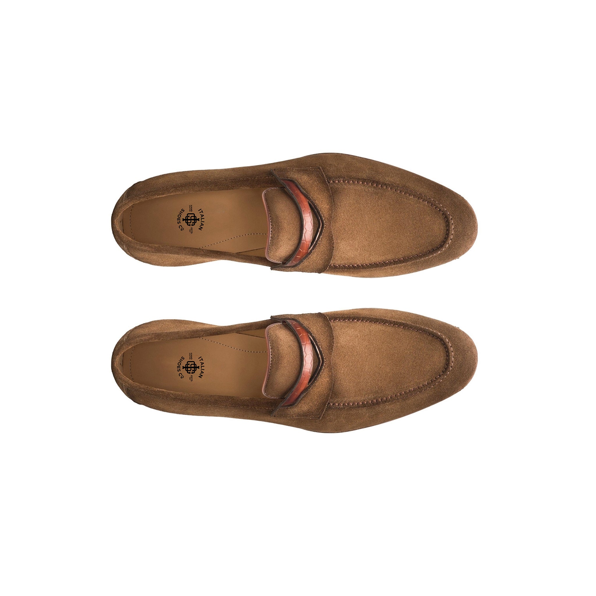 Suede Sasso Utilizes Classic Penny Loafer