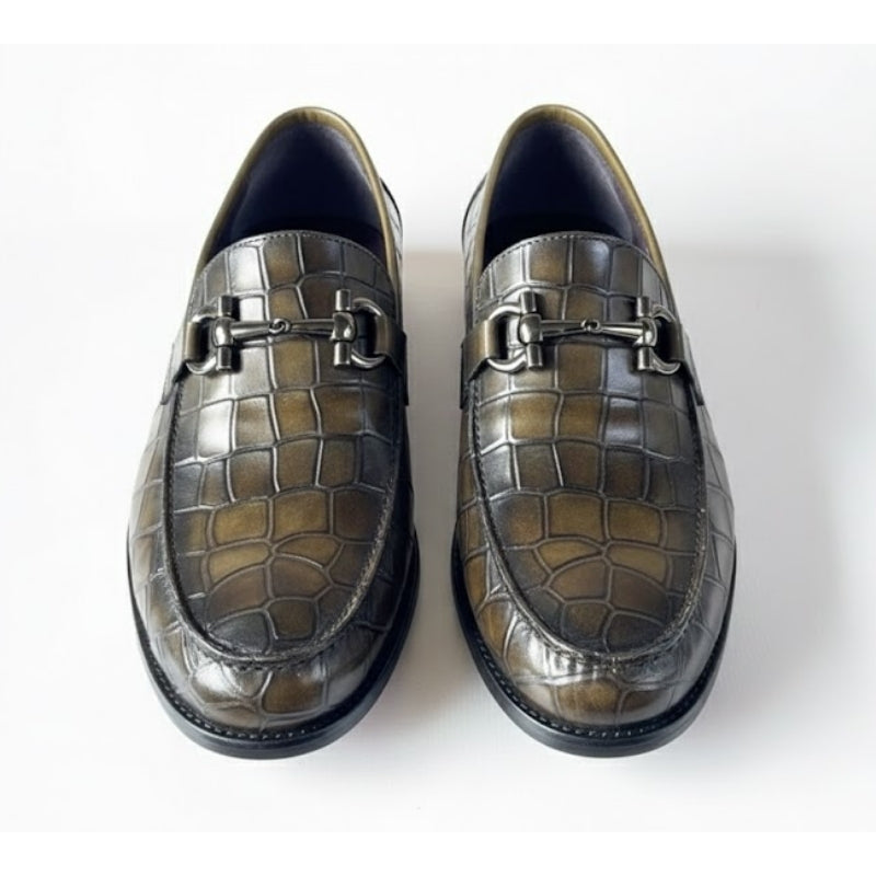 Croc Luxe Classic Horsebit Loafers