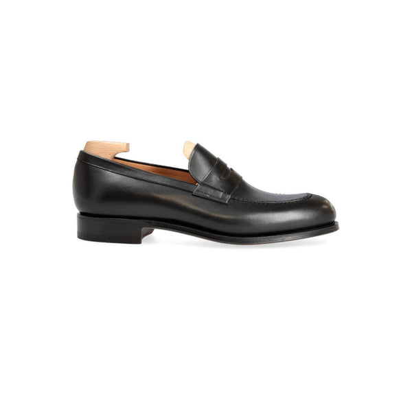 Coal Boxcalf Penny Loafers