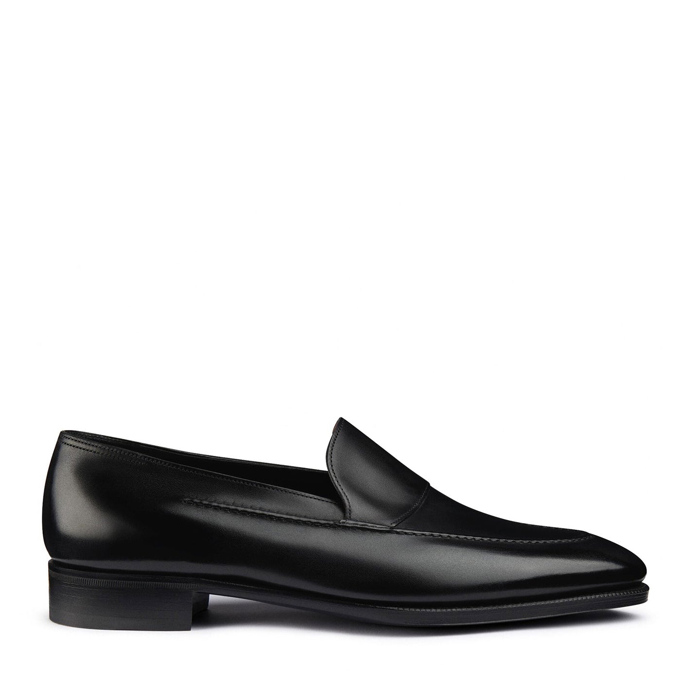 Lorenzo Men's Black Leather Shoes