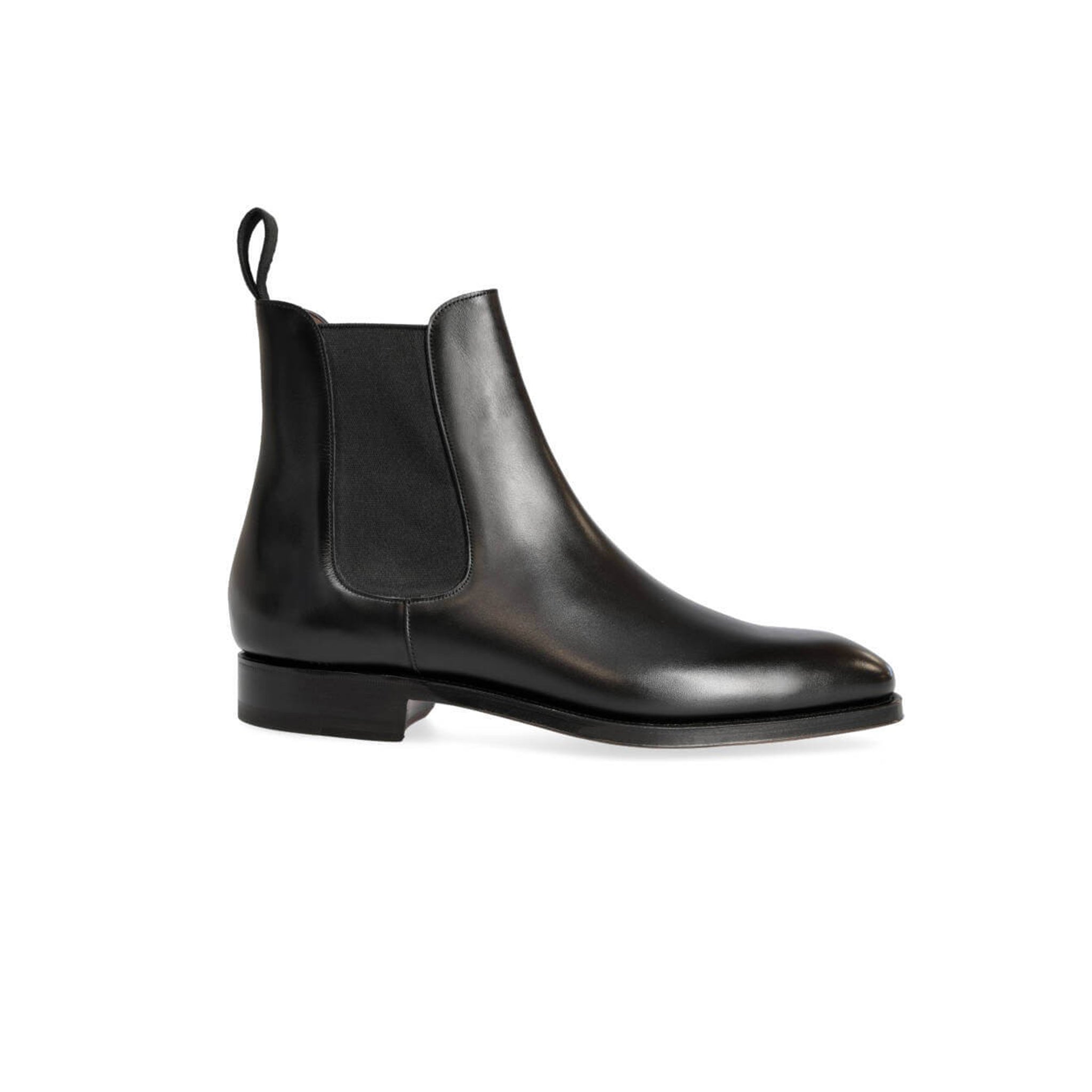 Midnight Classic Black Leather Boots